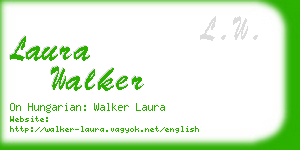 laura walker business card